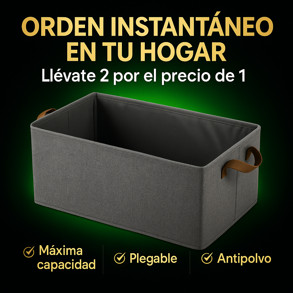 FlexiStore Duo™ – Organizador Plegable + 2x1 Exclusivo ⚡