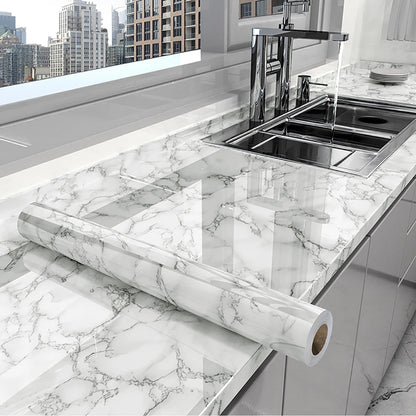 ¡Mármol Style – Papel Vinil Adhesivo Marmoleado 10m ✨