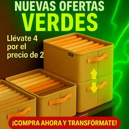 FlexiStore Duo™ – Organizador Plegable + 2x1 Exclusivo ⚡