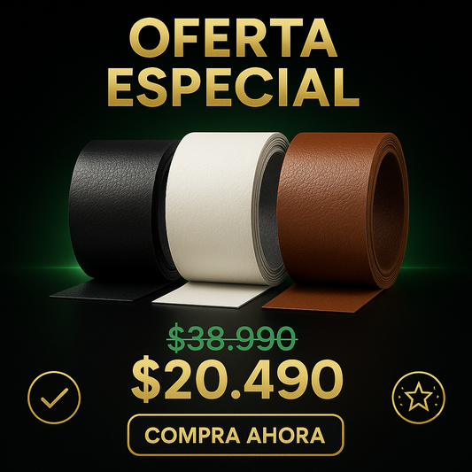 CueroFixPro™ – Parche Autoadhesivo + Restauración Instantánea ⚡